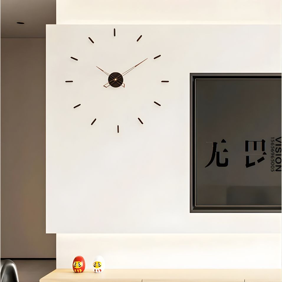 Minimalist 3D Wall Clock for Contemporary Home Decor
