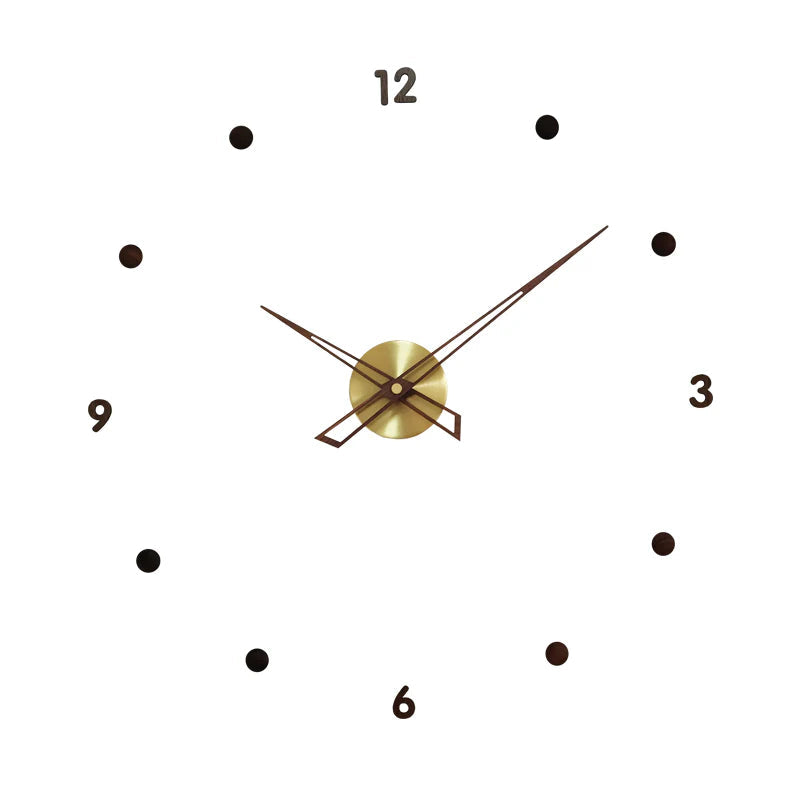 Minimalist 3D Wall Clock for Contemporary Home Decor
