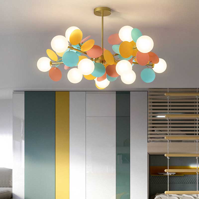 Colorful Branch LED Chandelier - Luxury Ceiling Light