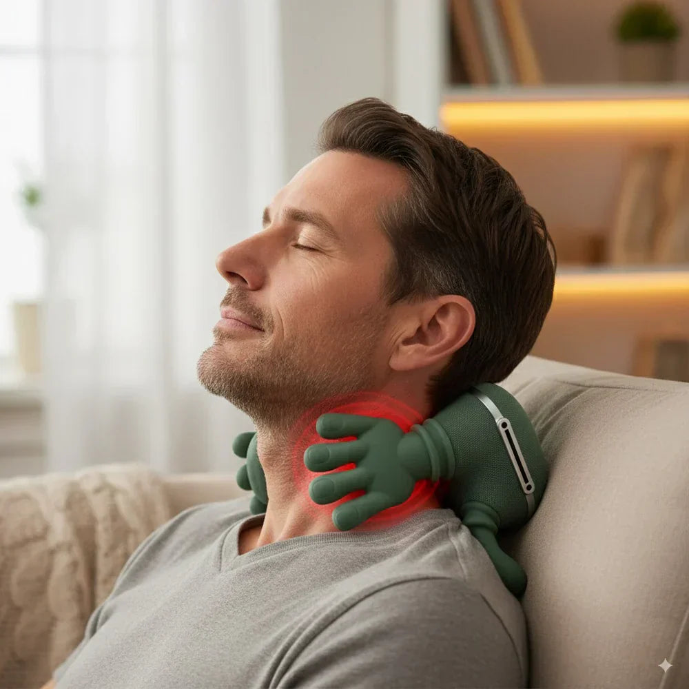 Neck Therapy Massager with Heat and Vibration
