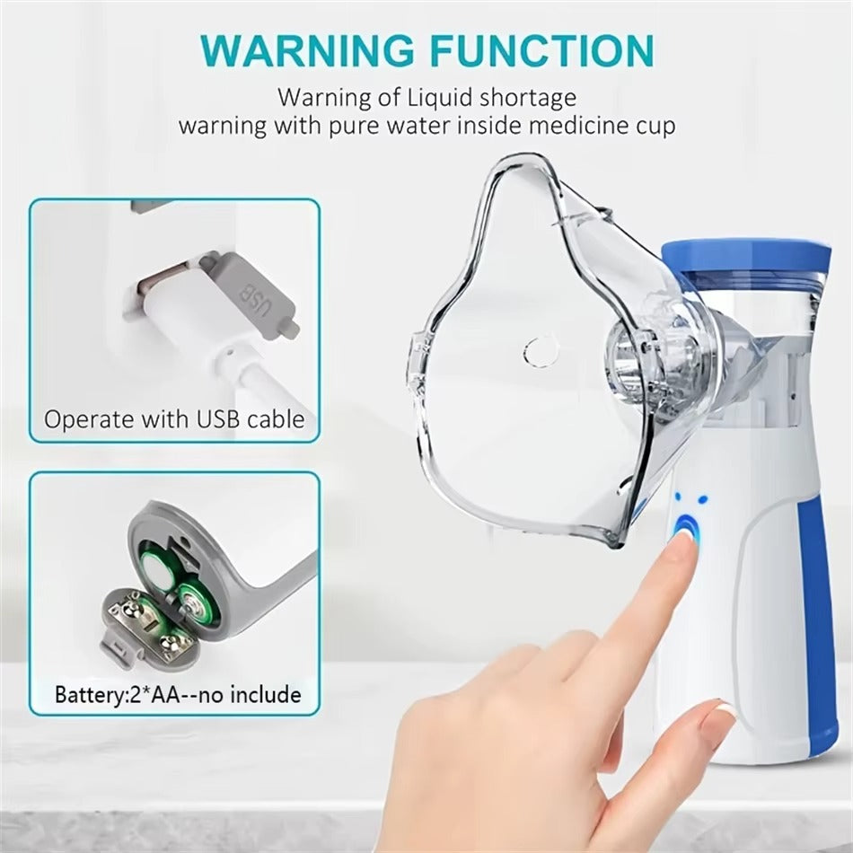 Portable Mini Mesh Nebulizer for Adults and Kids