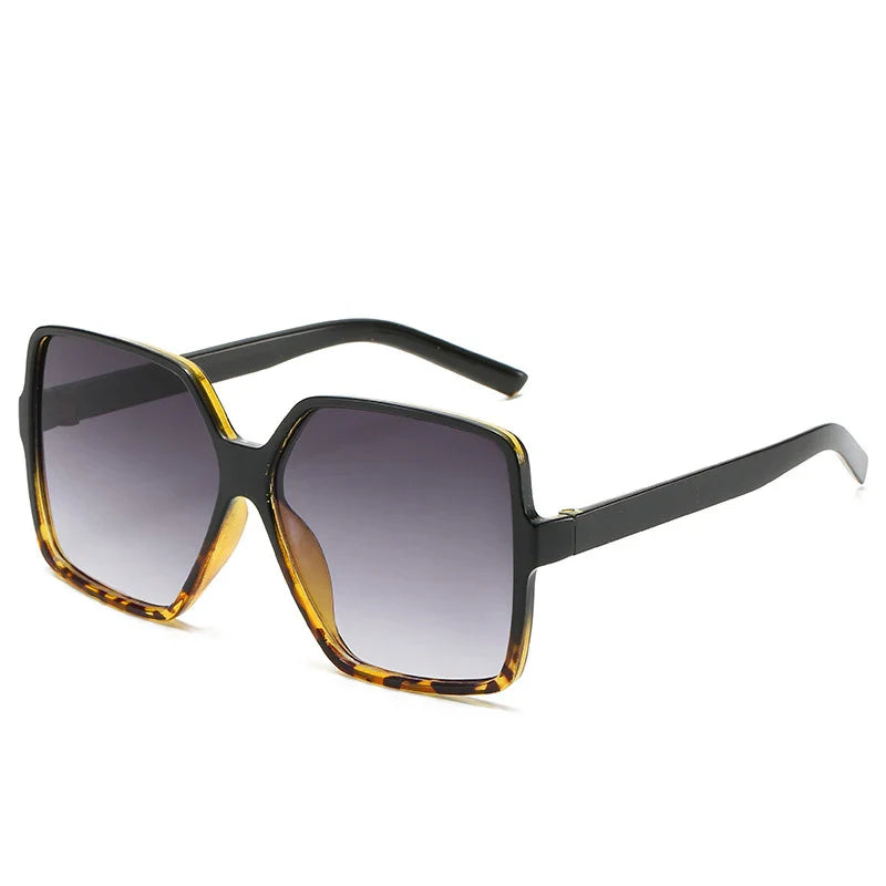 Women's Oversize Gradient Sunglasses with UV400 Protection