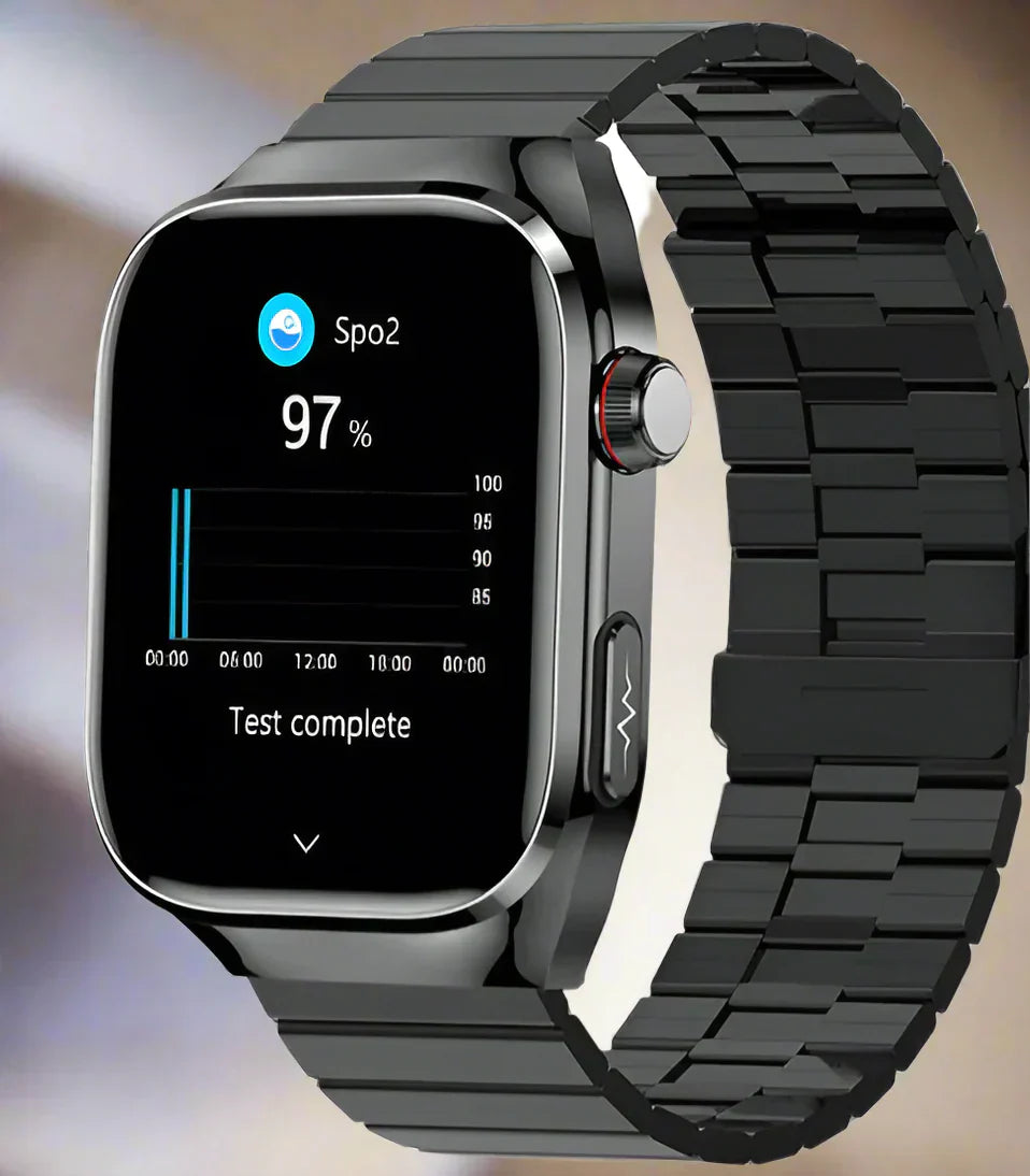 Health Smartwatch with ECG and AMOLED Display