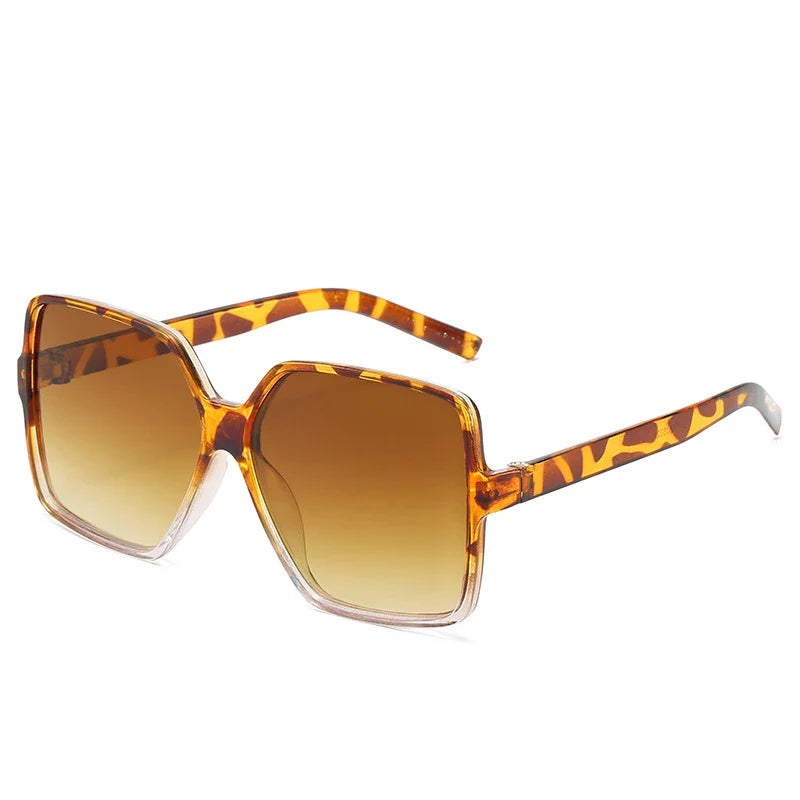 Women's Oversize Gradient Sunglasses with UV400 Protection