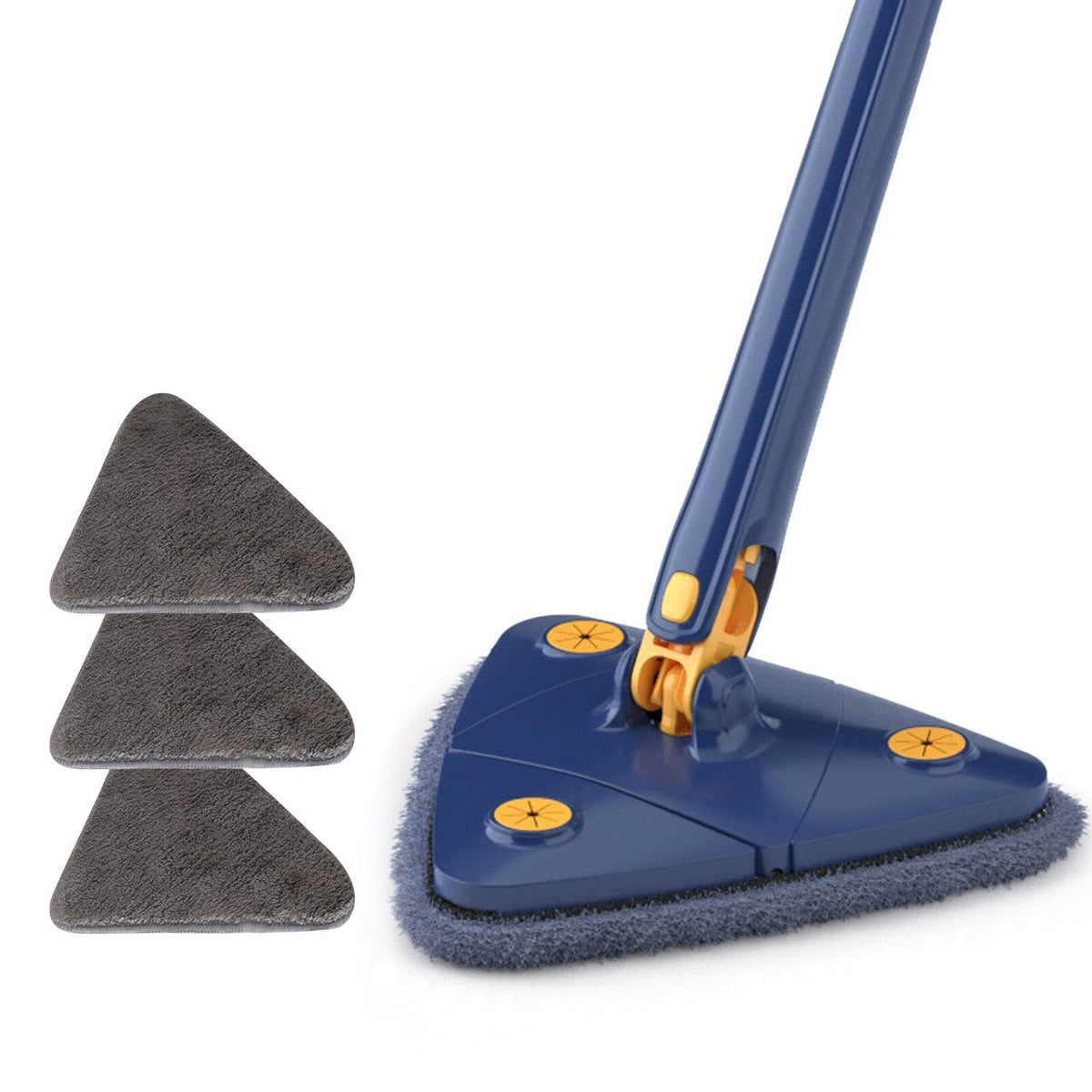 Flexible Triangle Squeeze Mop with Rotating Head