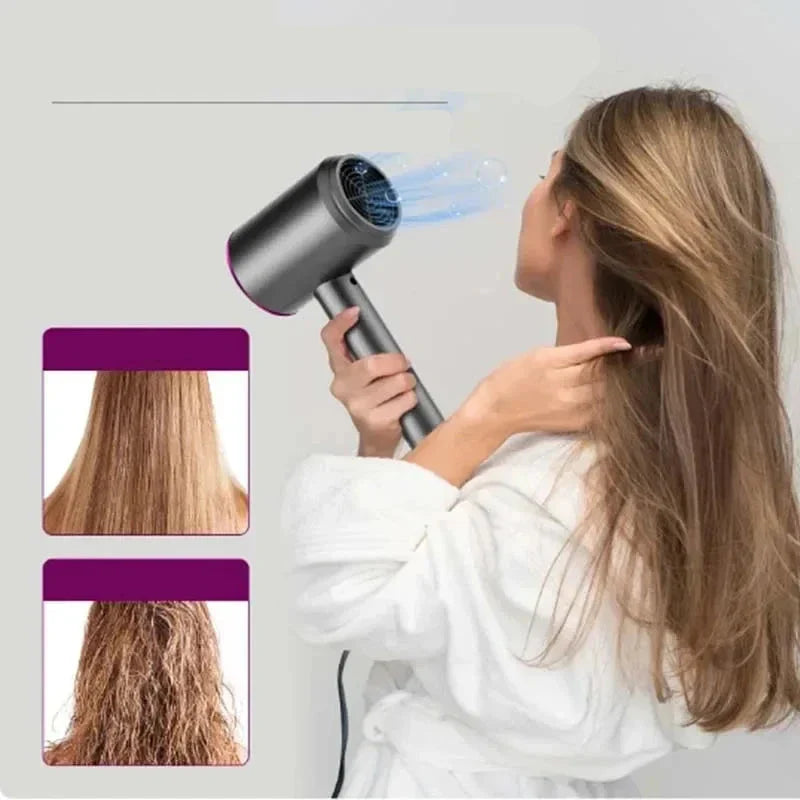 High-Speed Quiet Hair Dryer with Volumizing Design