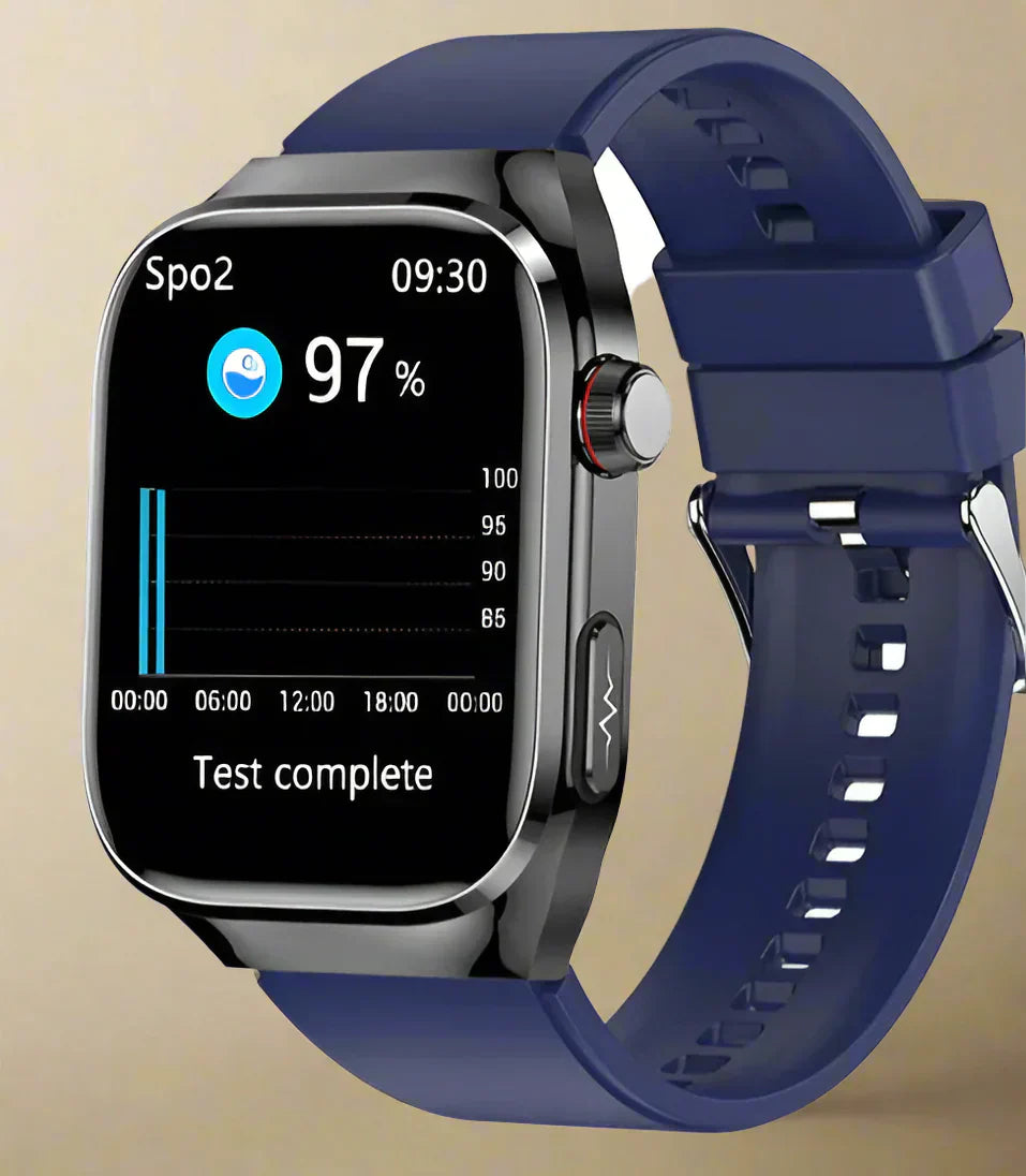 Health Smartwatch with ECG and AMOLED Display