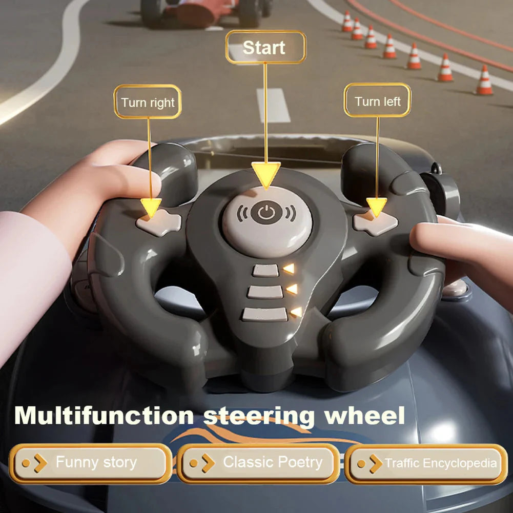 Driving Simulator Toy with Music and Sound Effects