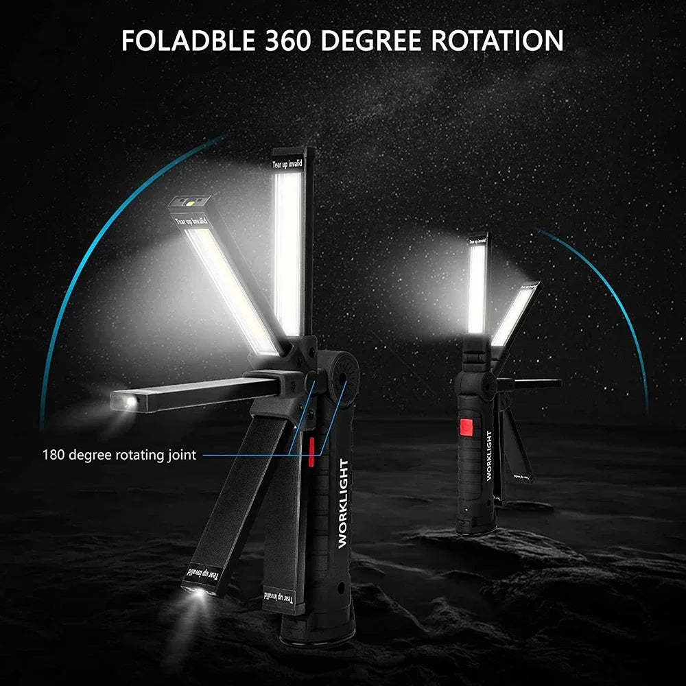 Rechargeable Camping LED Flashlight with 5 Modes