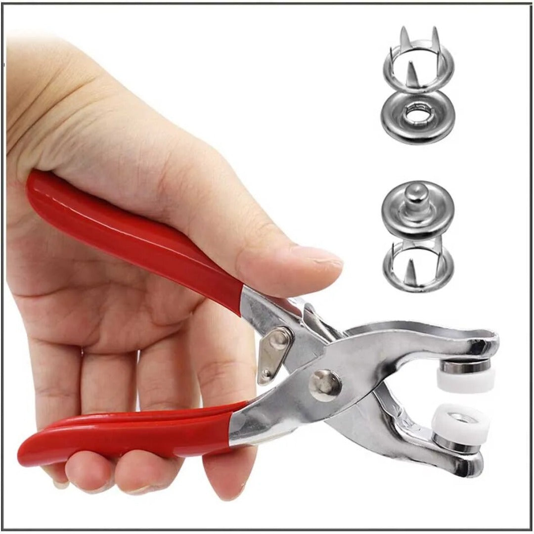 Snap Fastener Pliers Tool for Easy Button Installation