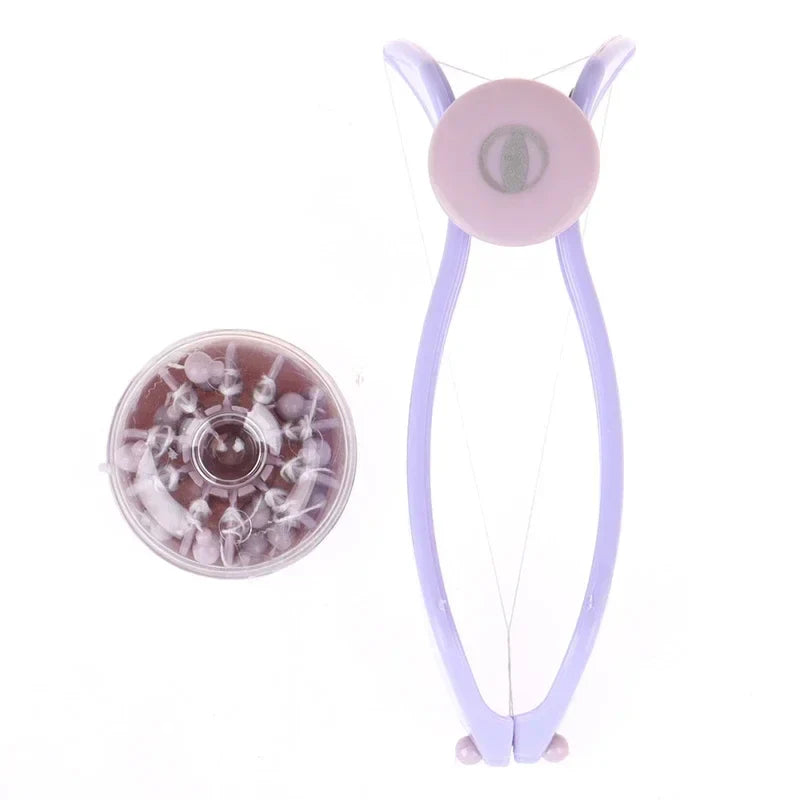 Spring Threading Epilator for Precise Facial Hair Removal