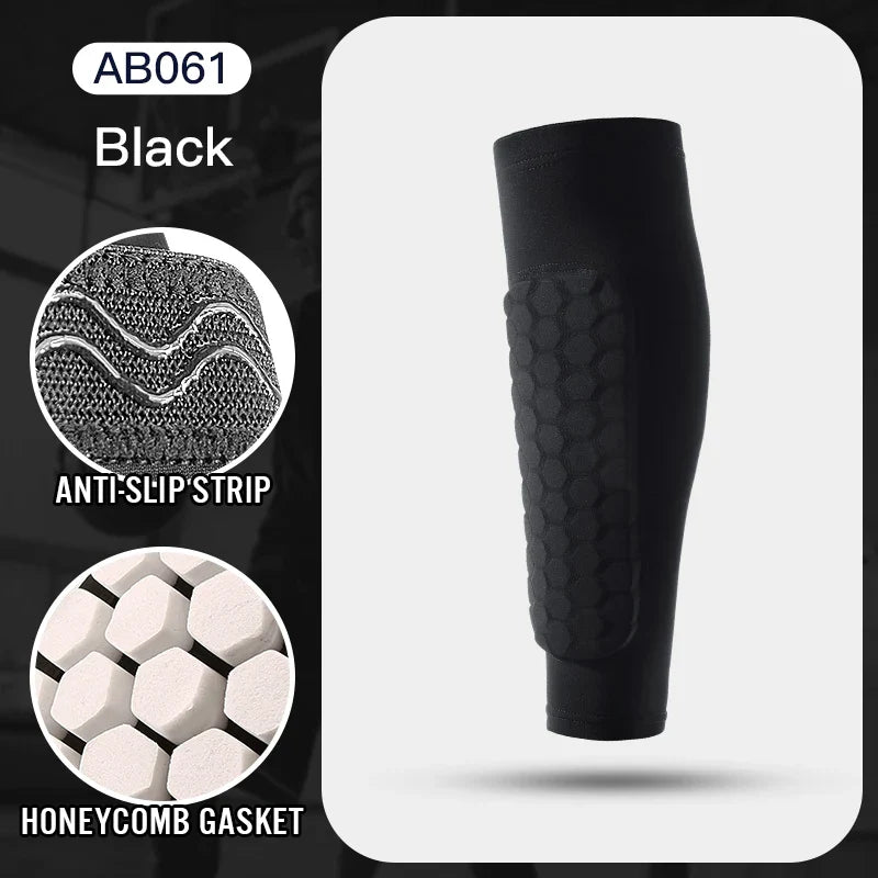 Sports Shin Guard Sleeves with Shockproof Padding