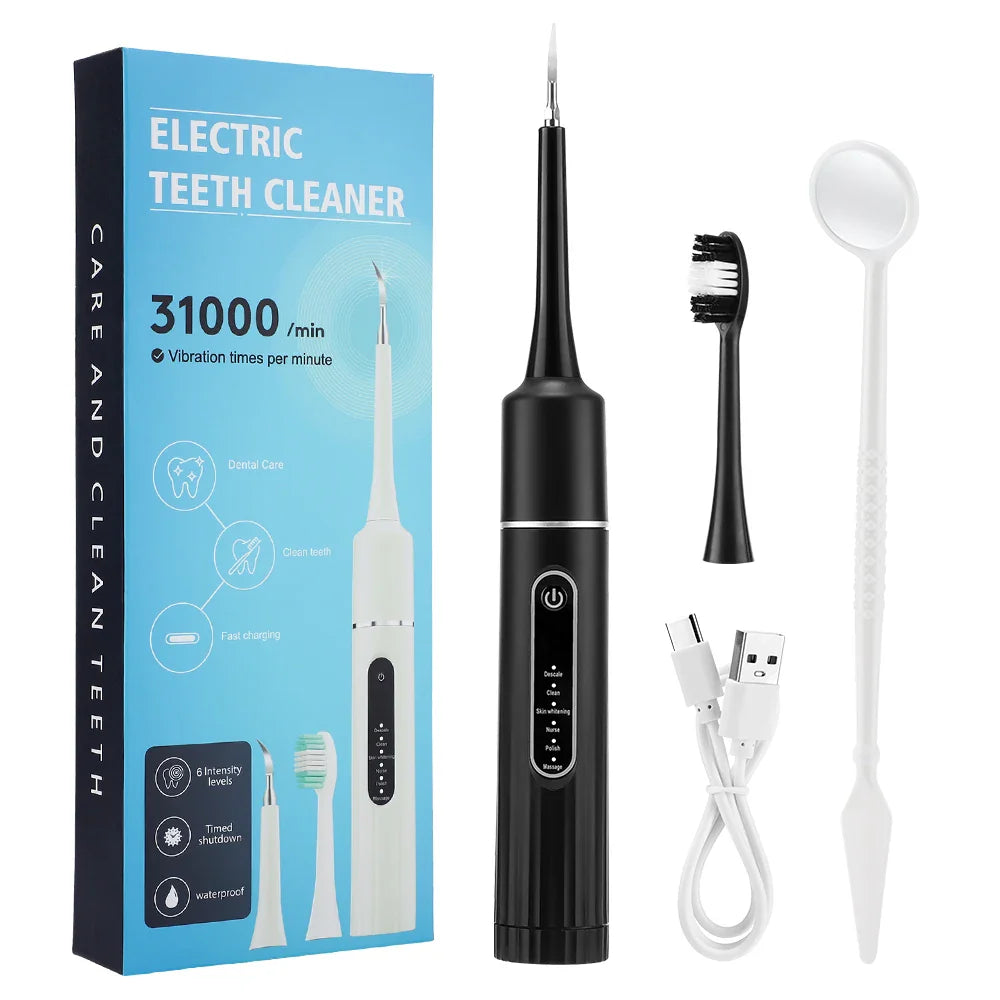 Six Speed Electric Teeth Whitening Scaler for Deep Cleaning