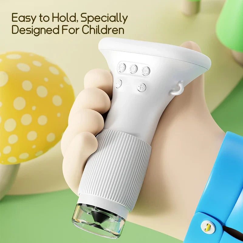 Handheld Mini Microscope with 1000x Zoom for Kids