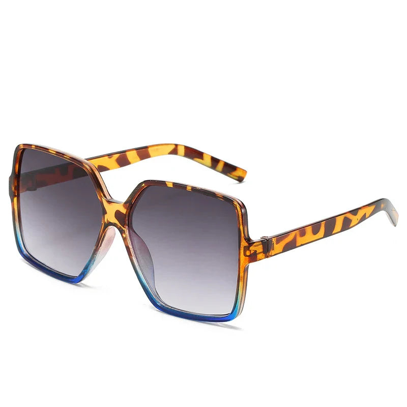 Women's Oversize Gradient Sunglasses with UV400 Protection