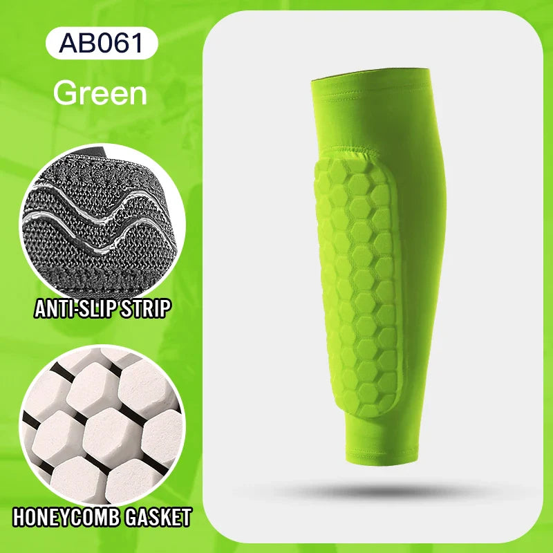 Sports Shin Guard Sleeves with Shockproof Padding