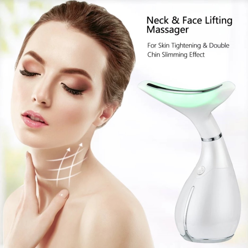 Neck Support Massager with Heated Compression Pads
