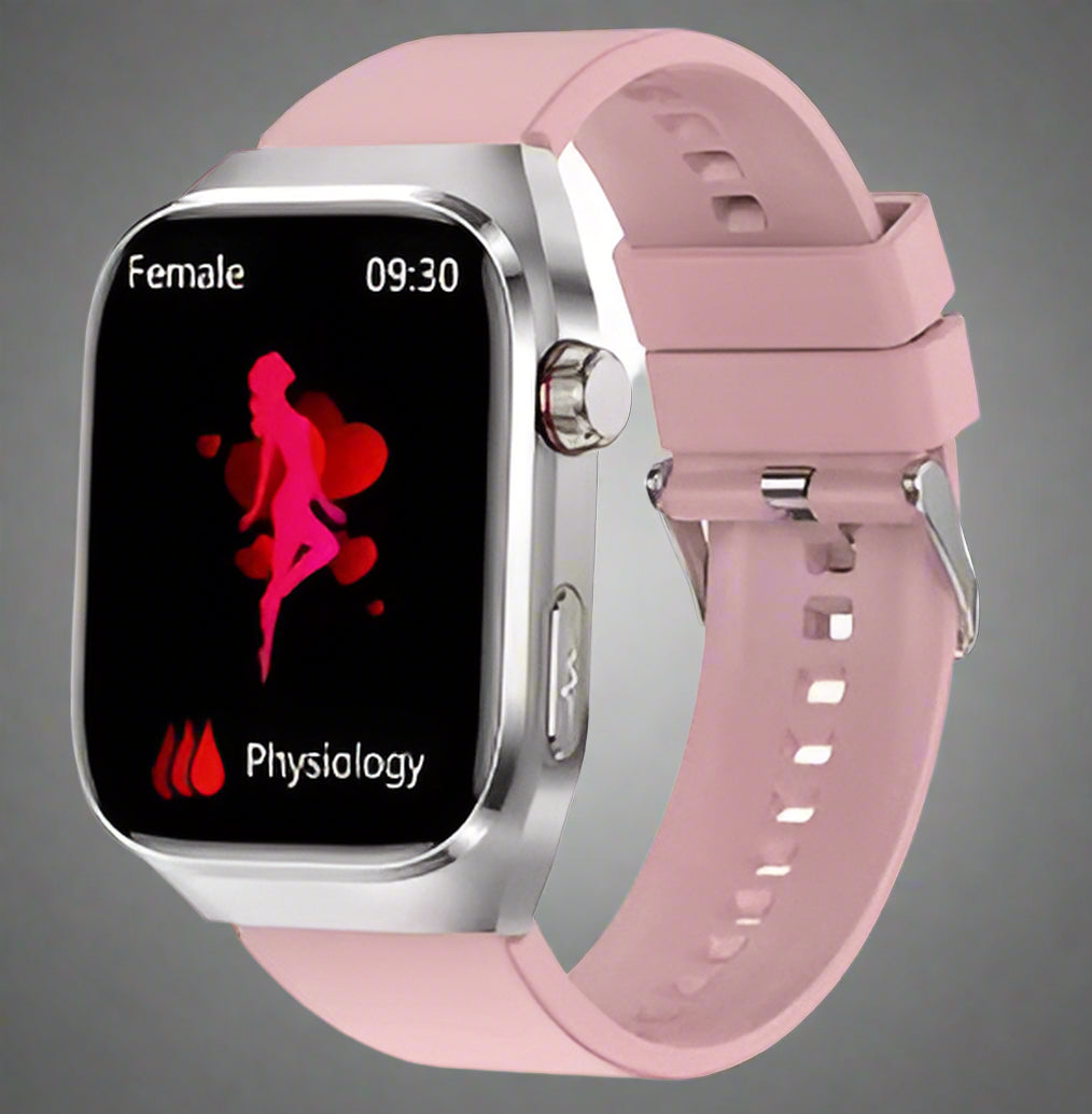 Health Smartwatch with ECG and AMOLED Display
