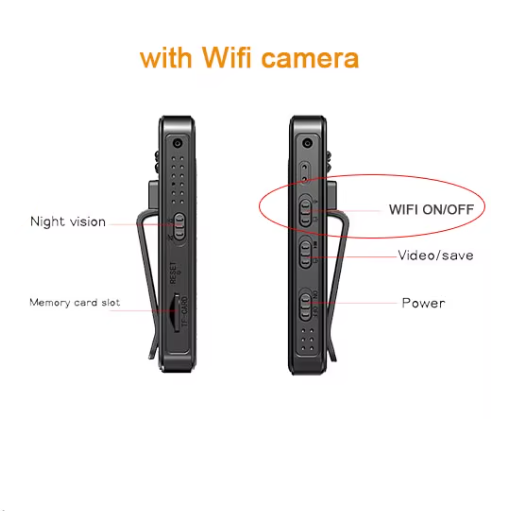 Mini Body Camera with WiFi and Night Vision