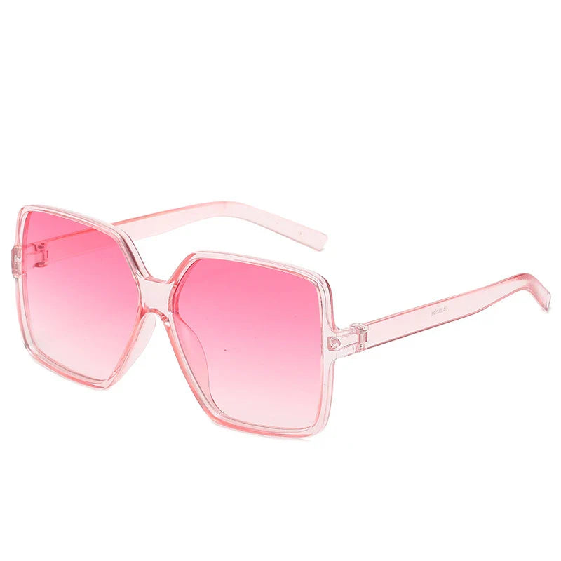 Women's Oversize Gradient Sunglasses with UV400 Protection