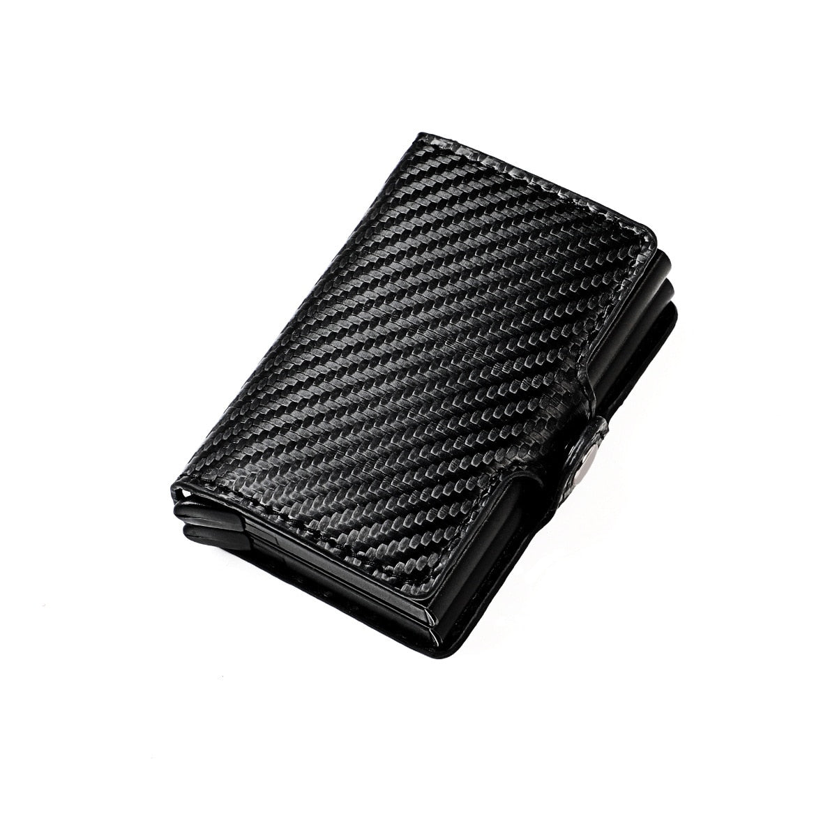 RFID Blocking Leather Wallet with Pop-Up Card Holder