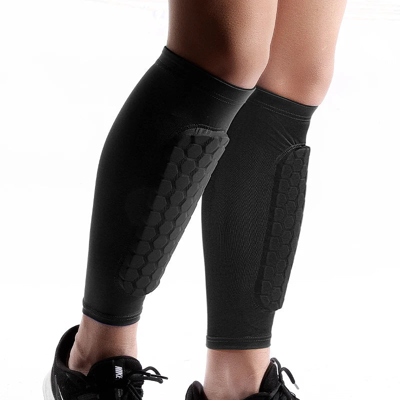 Sports Shin Guard Sleeves with Shockproof Padding