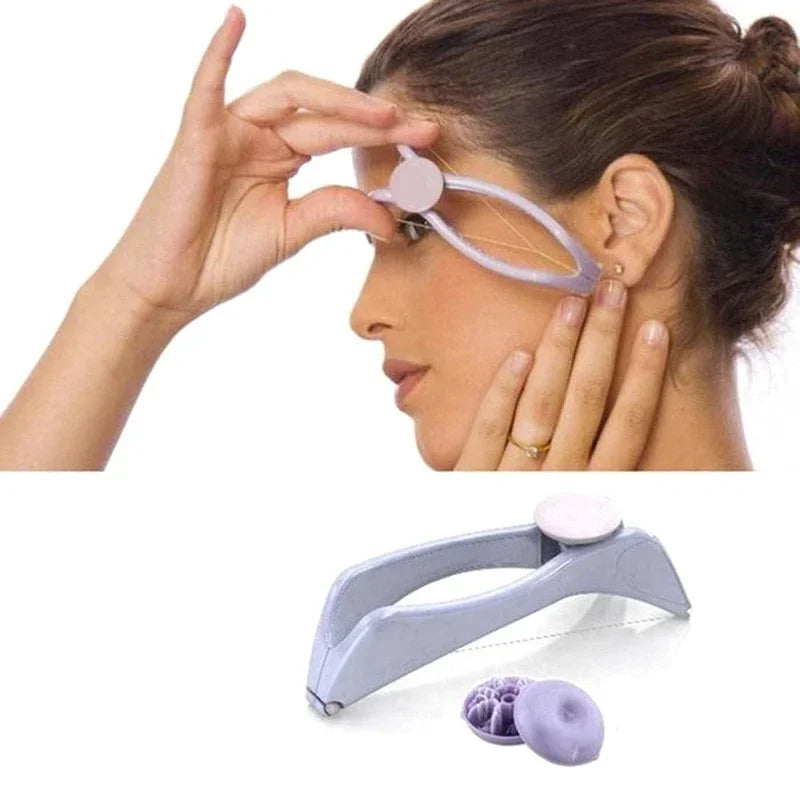 Spring Threading Epilator for Precise Facial Hair Removal
