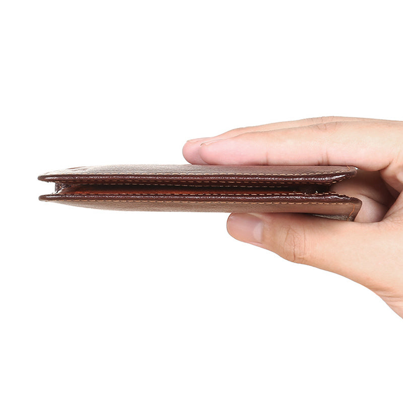 Slim RFID Blocking Leather Wallet for Men