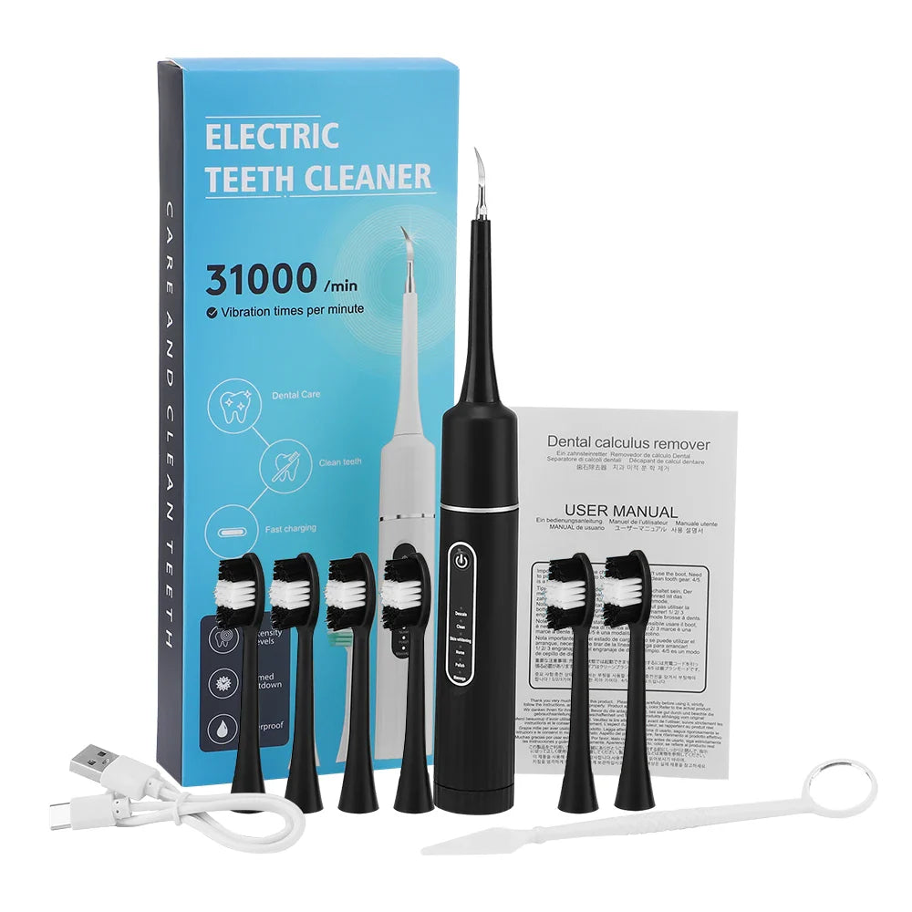 Six Speed Electric Teeth Whitening Scaler for Deep Cleaning
