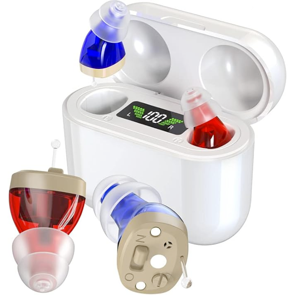 Rechargeable Hearing Aids with Noise Reduction