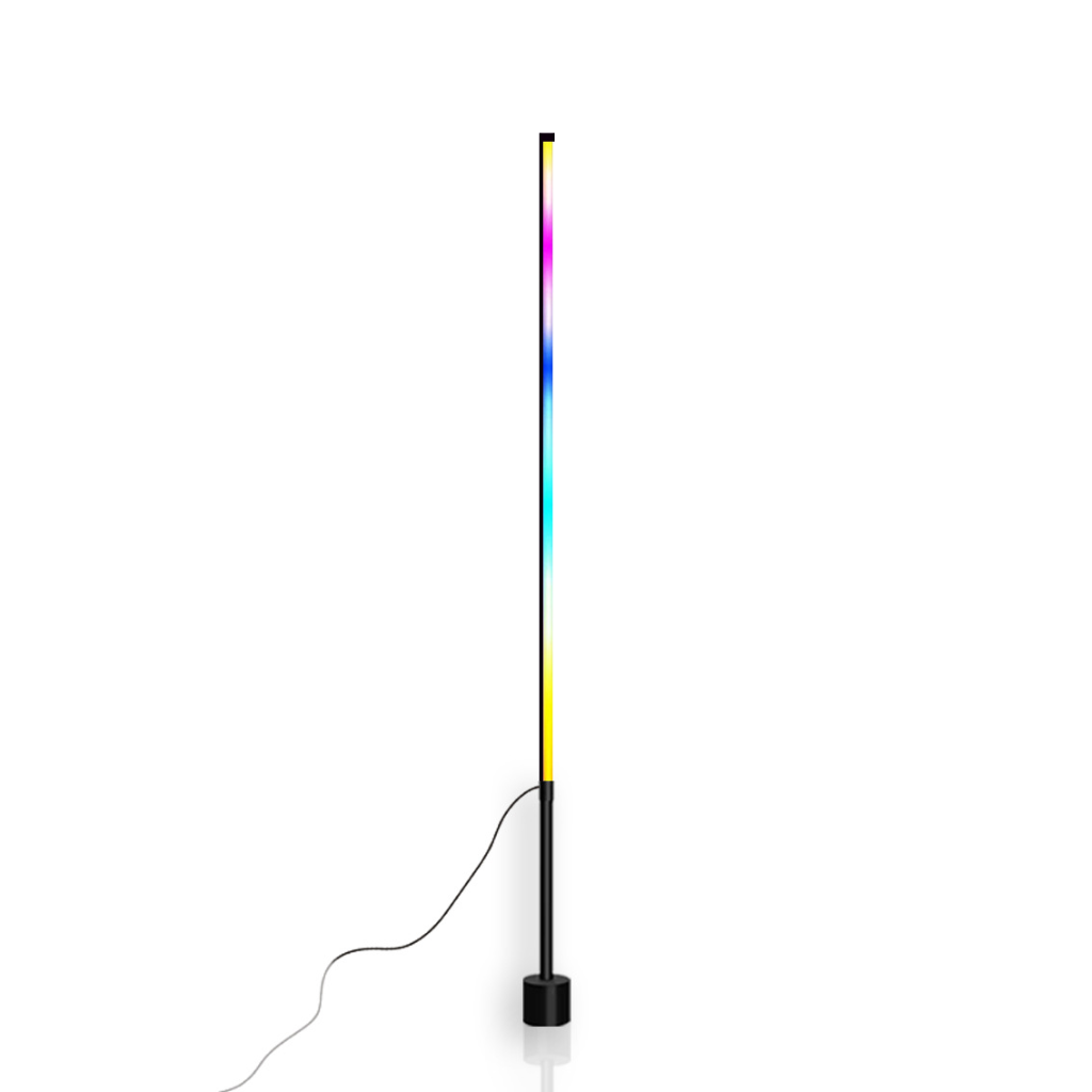 RGB LED Corner Floor Lamp for Living Room Ambient Lighting