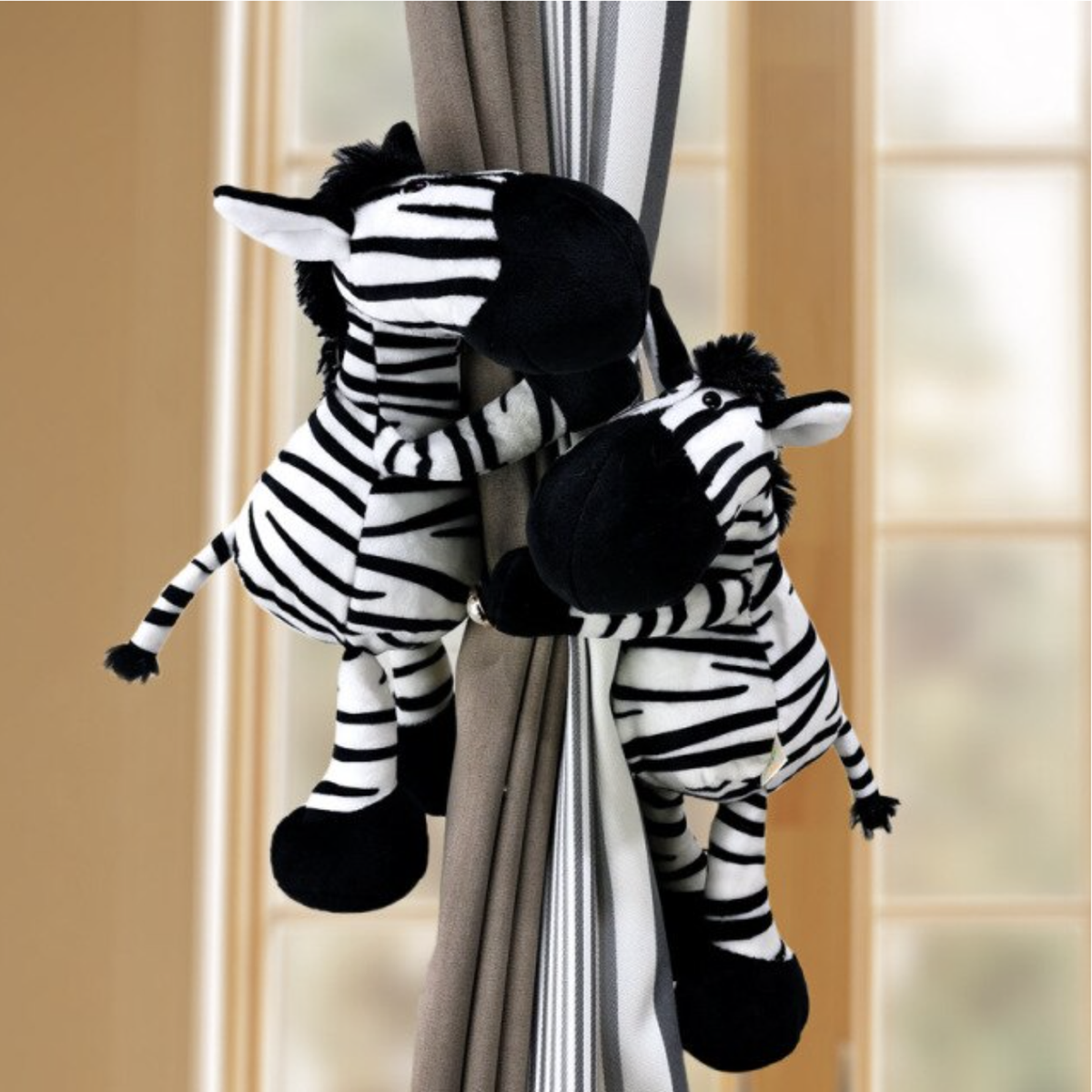 Plush Animal Curtain Tiebacks for Kids Room