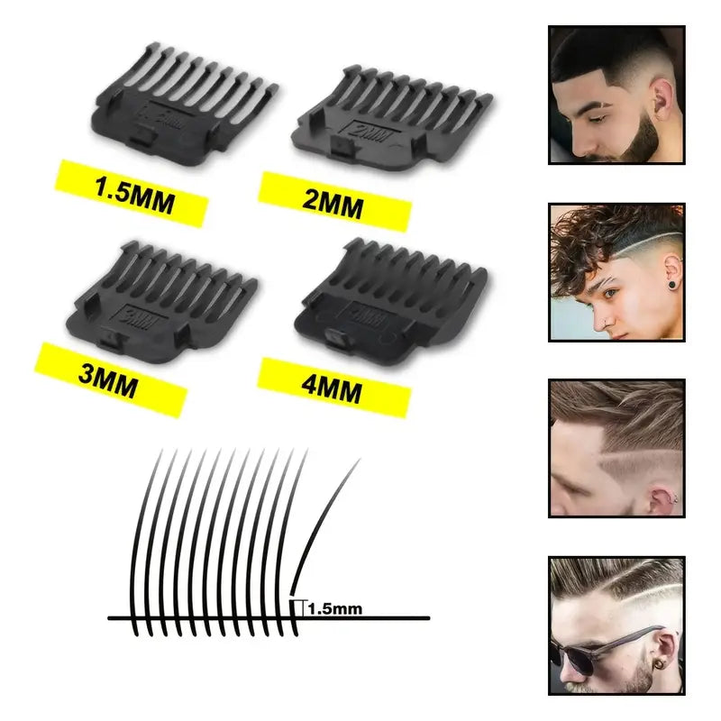 Professional Hair and Beard Grooming Kit with LED Display