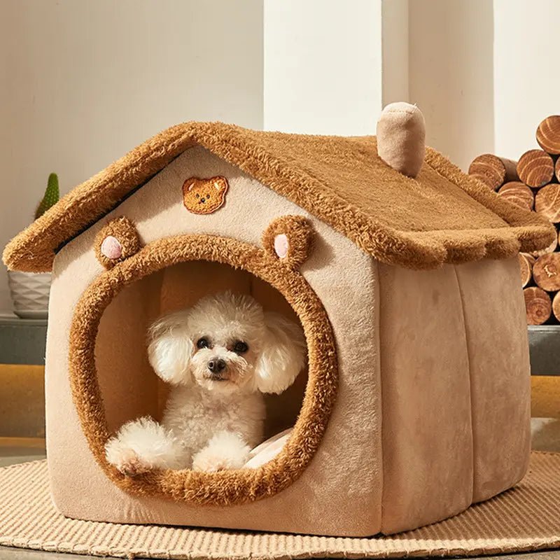 All Season Dog and Cat Bed House for Indoor Use