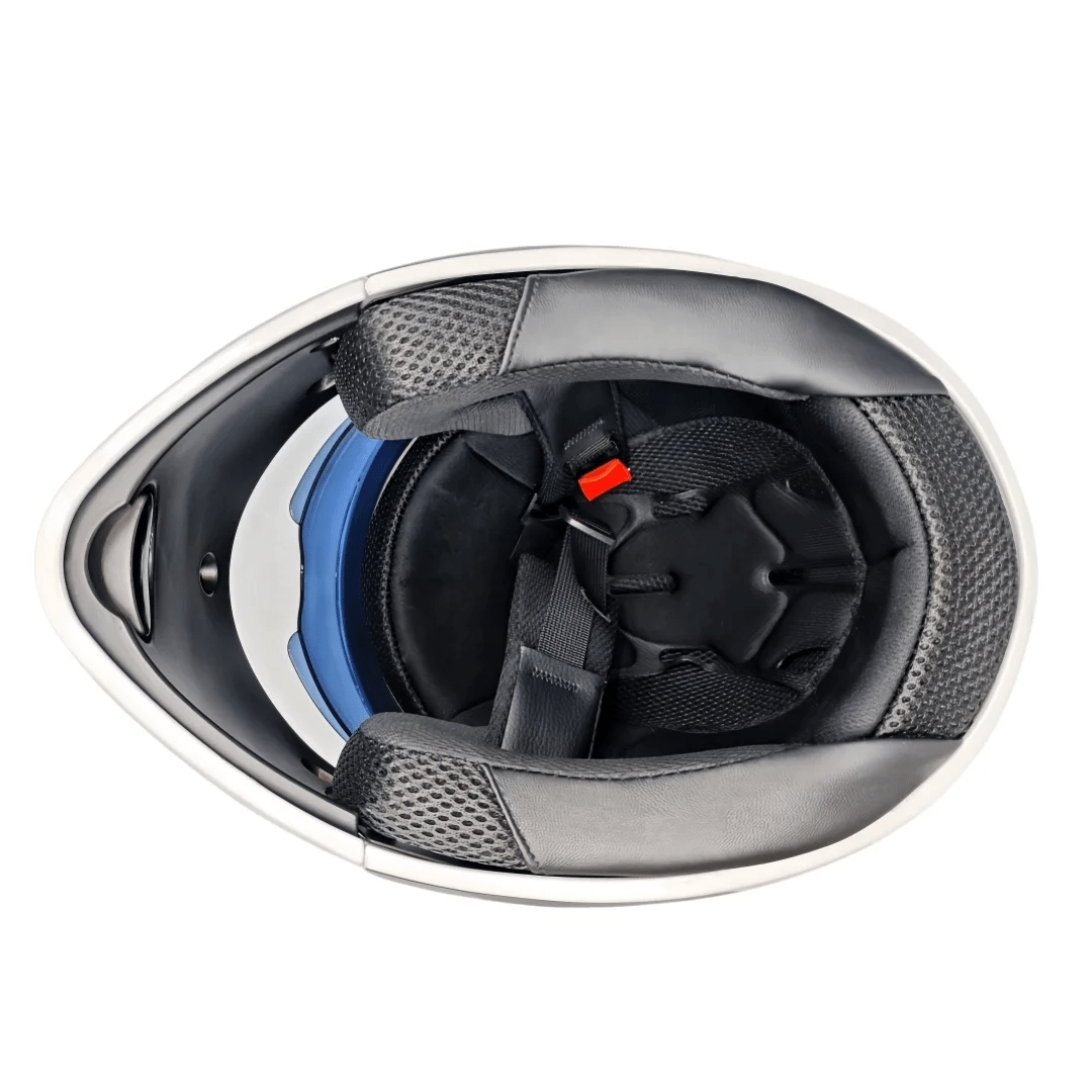 Full Face Motorcycle Helmet with Reinforced Safety Design