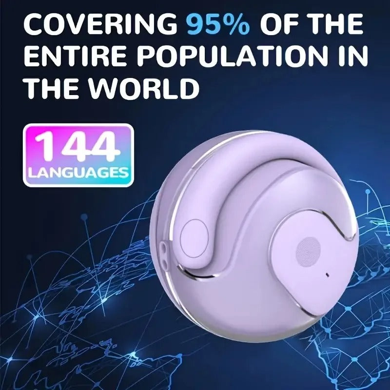Wireless and Bluetooth Earbuds with Real Time Translation