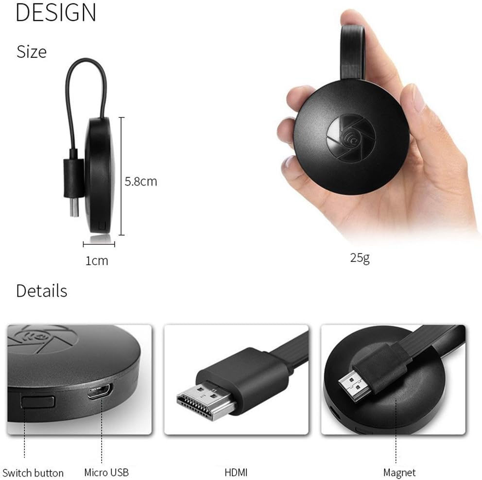 Wireless Video Streaming Device with 1080P HD Output