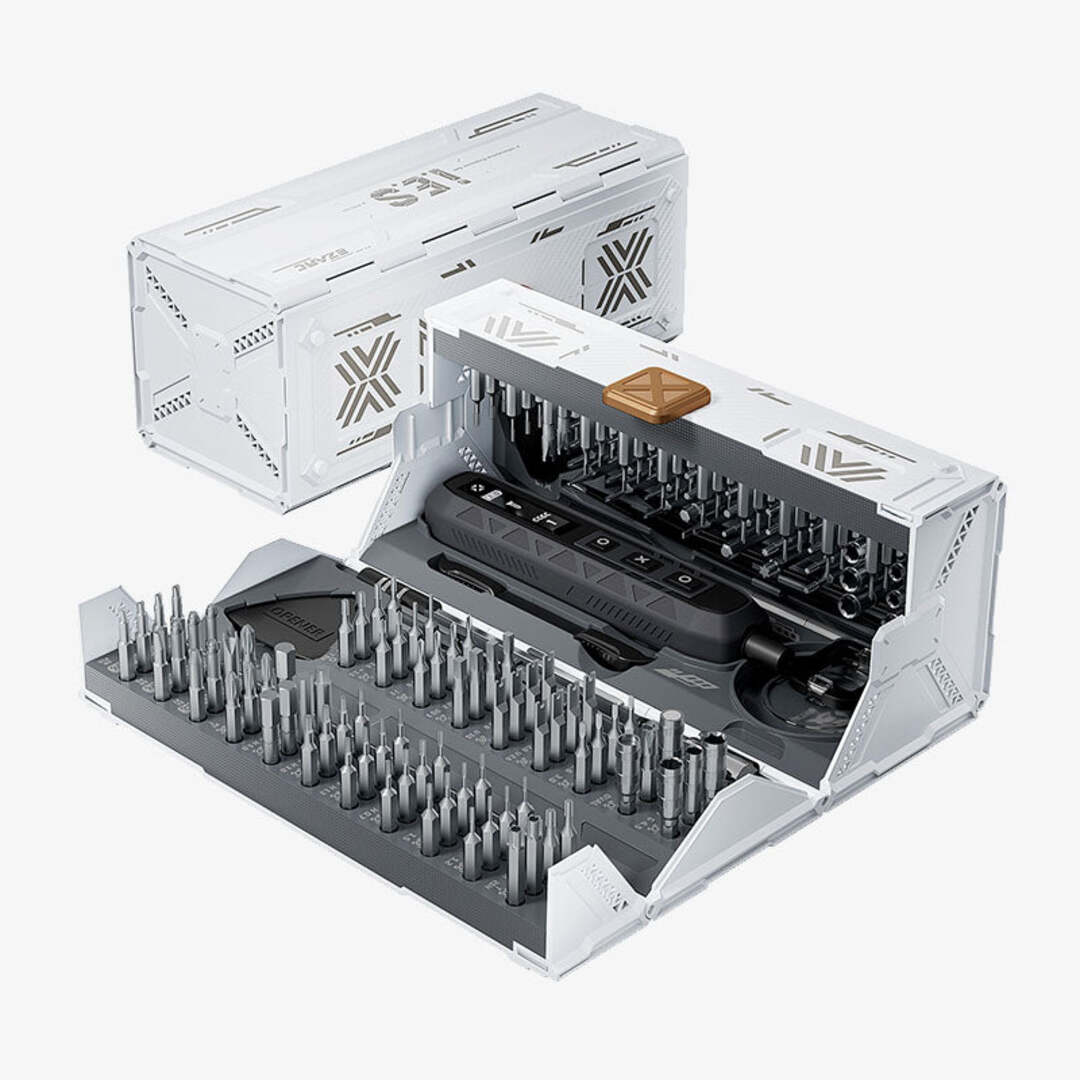 181-Piece Electric Screwdriver Set with Rechargeable Battery