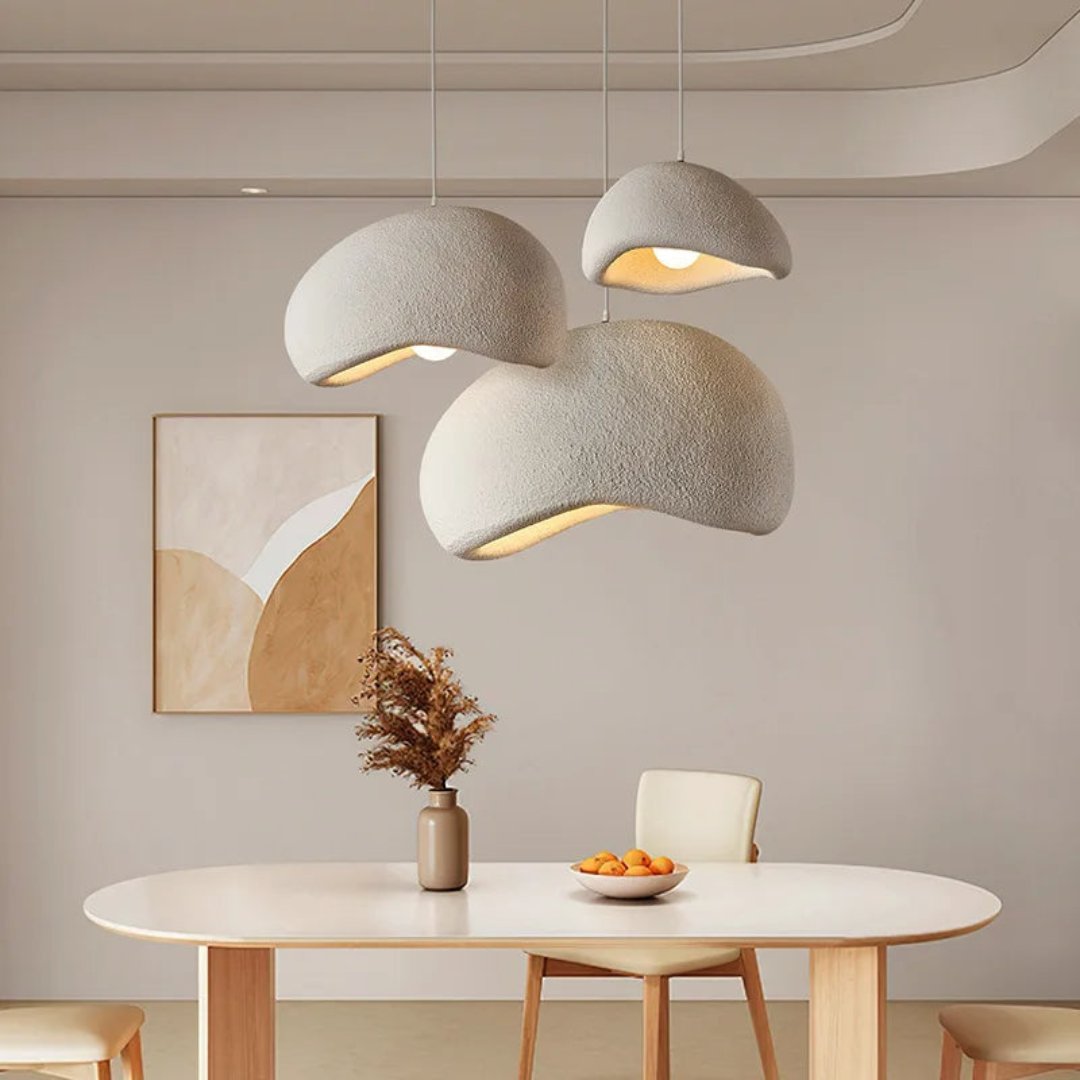 Nordic Pendant Lamp with Wabi Sabi Hanging Design