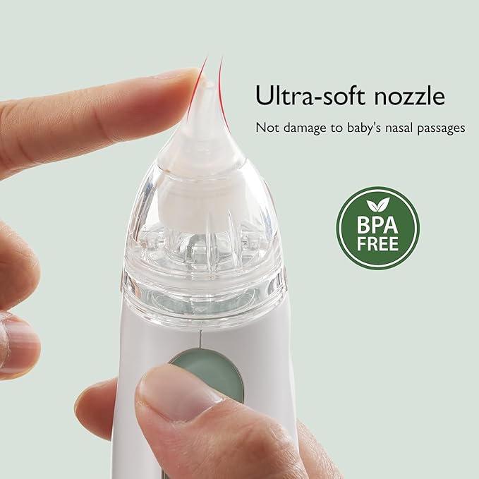 Electric Nasal Aspirator for Gentle Baby Nasal Cleaning