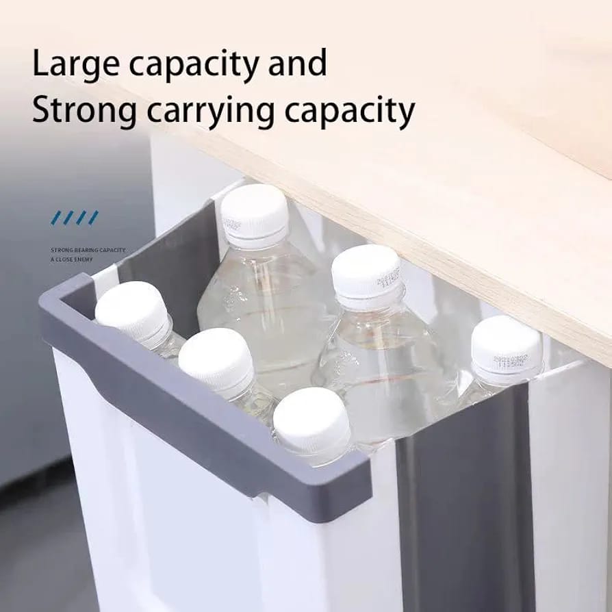Expandable Hanging Trash Organizer for Kitchen and Cabinet Storage