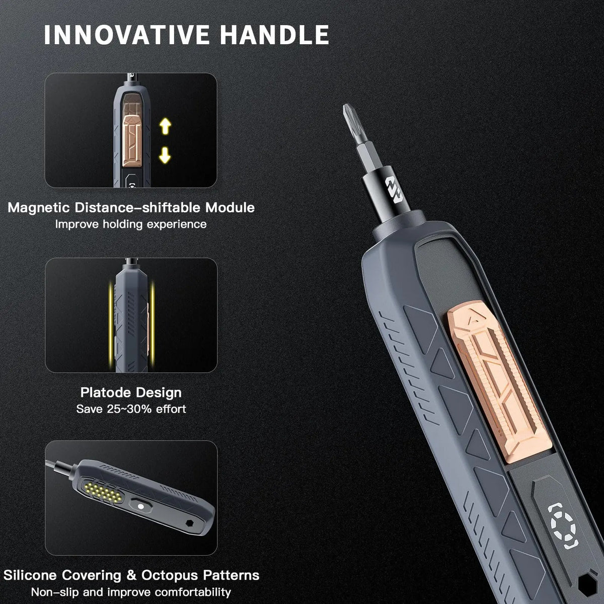 181-Piece Electric Screwdriver Set with Rechargeable Battery