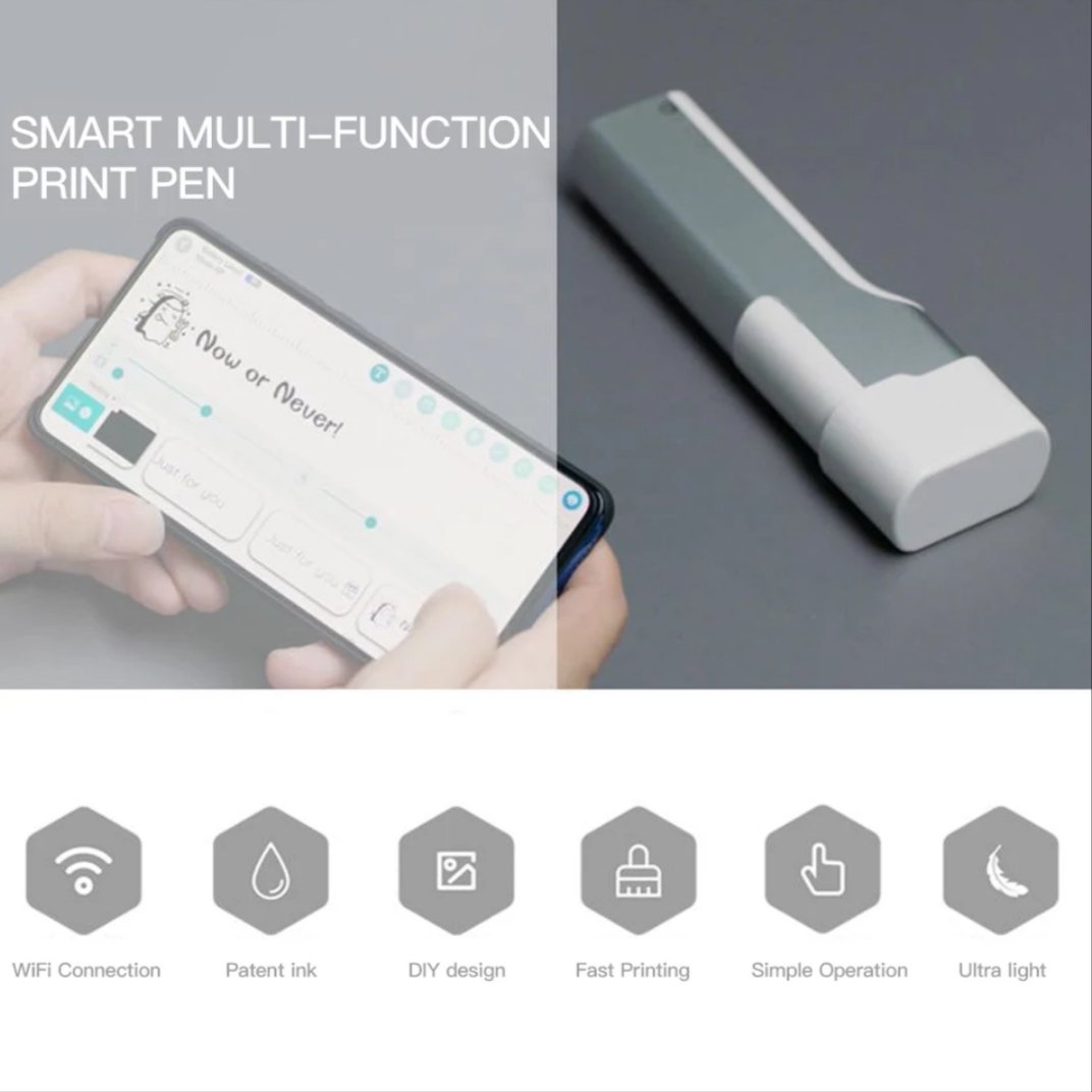 Handheld Printer Pen with Portable Design