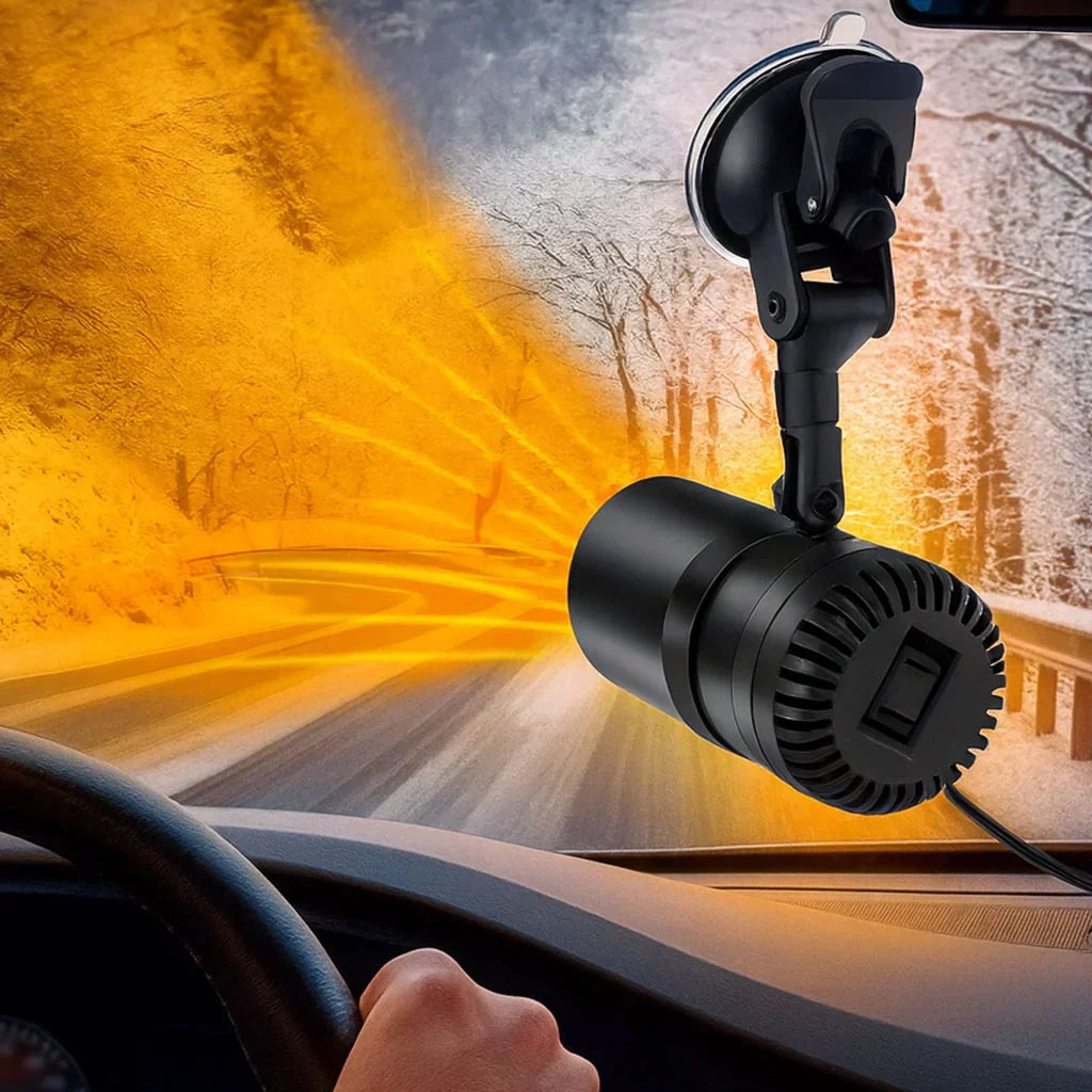 Windshield Defroster with Fast Heating and 360° Adjustment