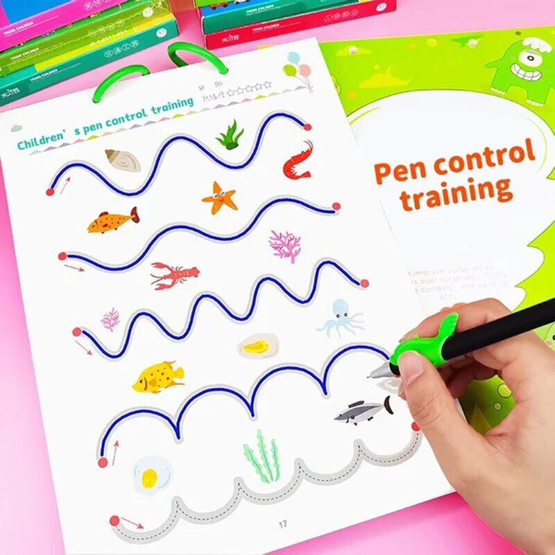 Reusable Tracing Workbook Set for Early Writing and Learning Practice