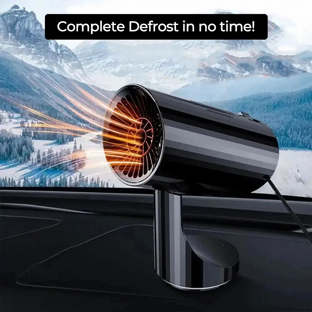 Windshield Defroster with Fast Heating and 360° Adjustment