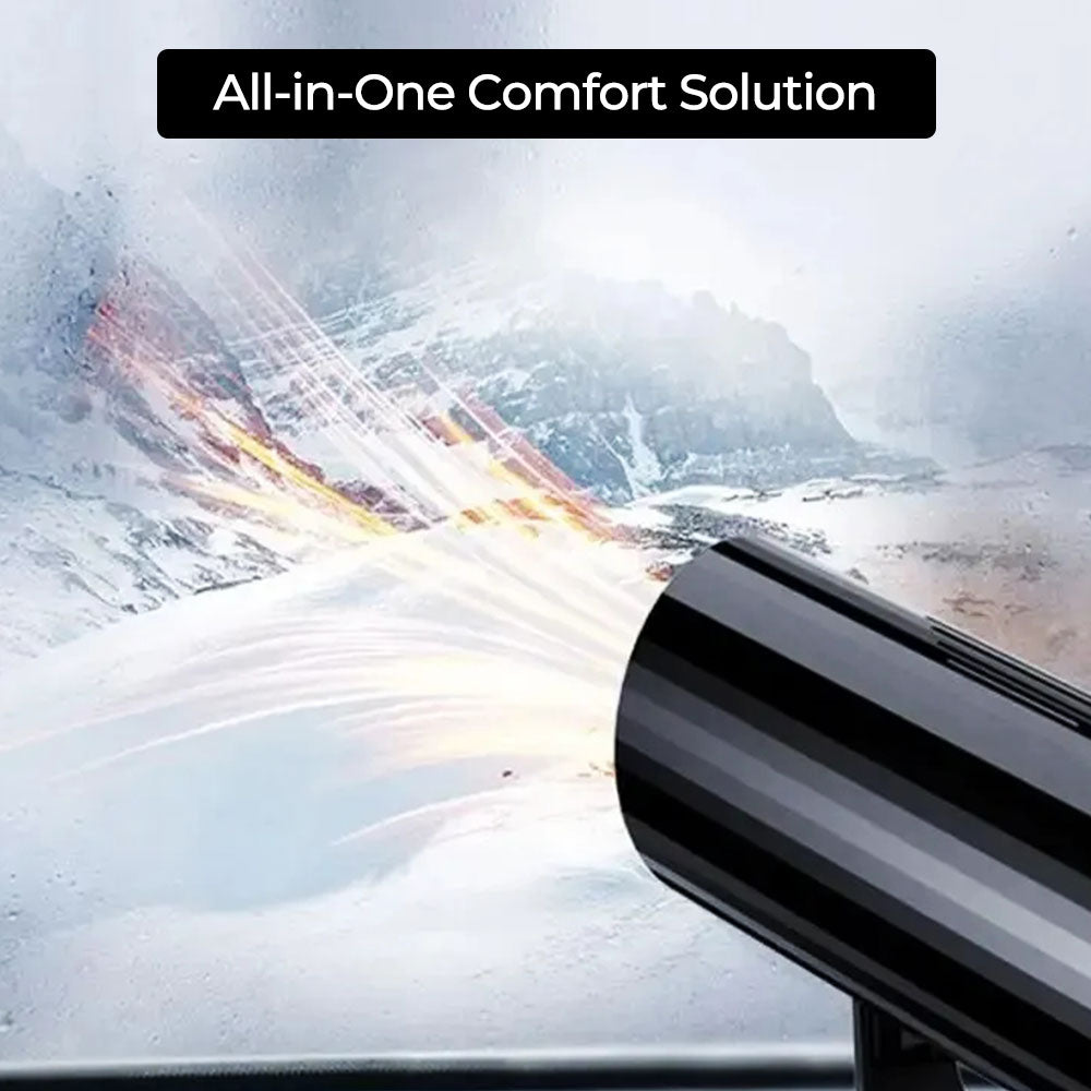 Windshield Defroster with Fast Heating and 360° Adjustment