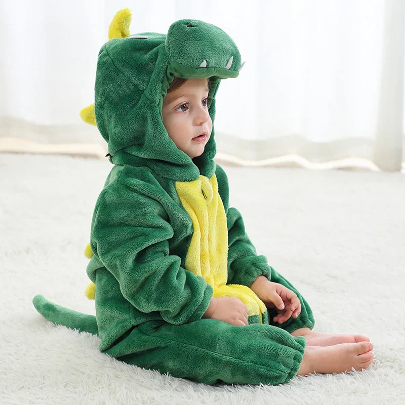 Baby Animal Onesie Costume with Soft Plush Fabric