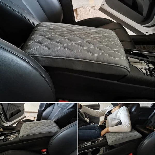 Leather Car Armrest Cushion with Memory Foam