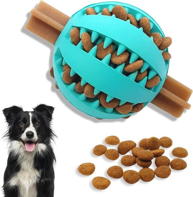 Interactive Food Dispensing Dog Toy for Mental Stimulation